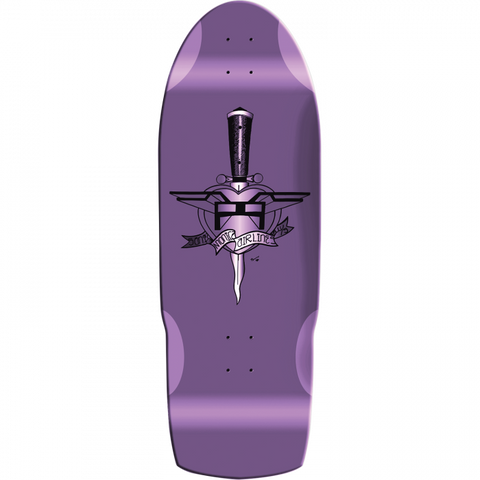 Santa Monica Airlines eart Attack Ltd 10.5X31" Purple Dip Skateboard Deck - Longboards USA