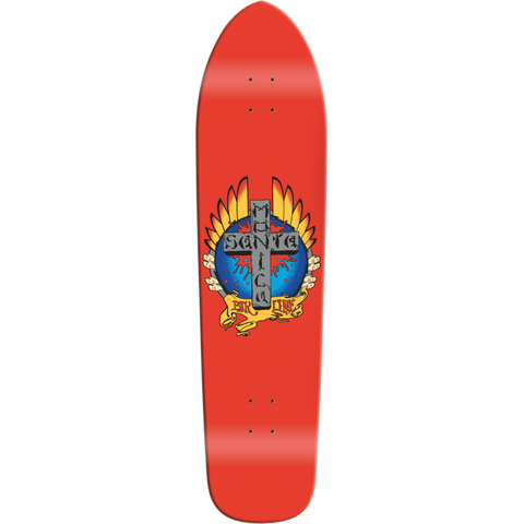 Santa Monica Airlines tigmata Longboard 9.125X36.5" Red Dip Skateboard Deck - Longboards USA