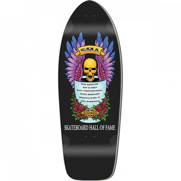 Santa Monica Airlines all Of Fame 11X31.5" Blk Dip Skateboard Deck - Longboards USA