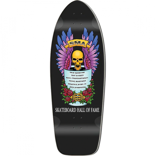 Santa Monica Airlines all Of Fame 11X31.5" Blk Dip Skateboard Deck - Longboards USA