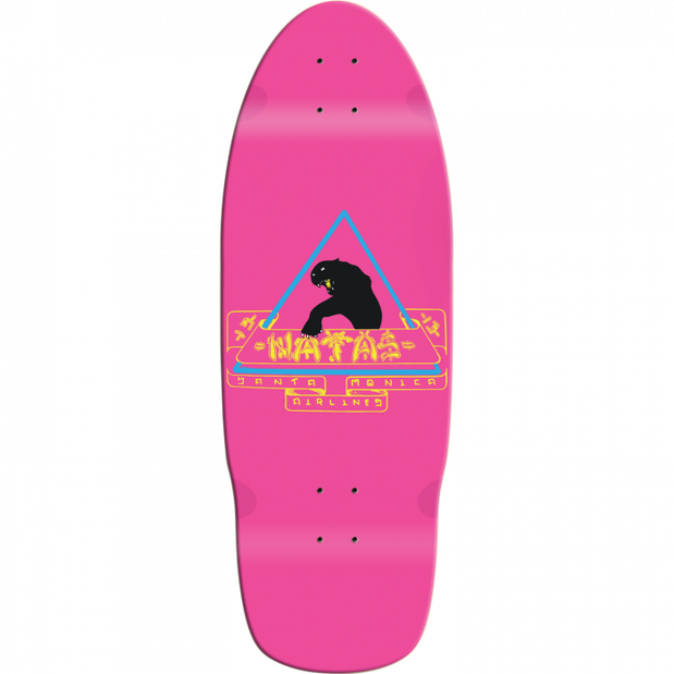 Santa Monica Airlines atas Black Panther 1St Ed. 10X29" Pnk Dip Skateboard Deck - Longboards USA