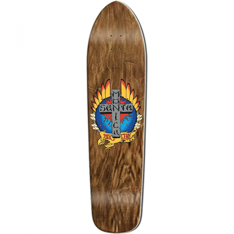 Santa Monica Airlines tigmata Longboard 9.125X36.5" Dark Stain Skateboard Deck - Longboards USA