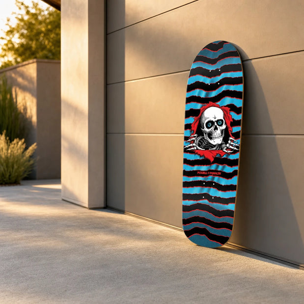 Powell Peralta Old School Ripper Red/Blue Foil 9.8" Skateboard Deck - Longboards USA