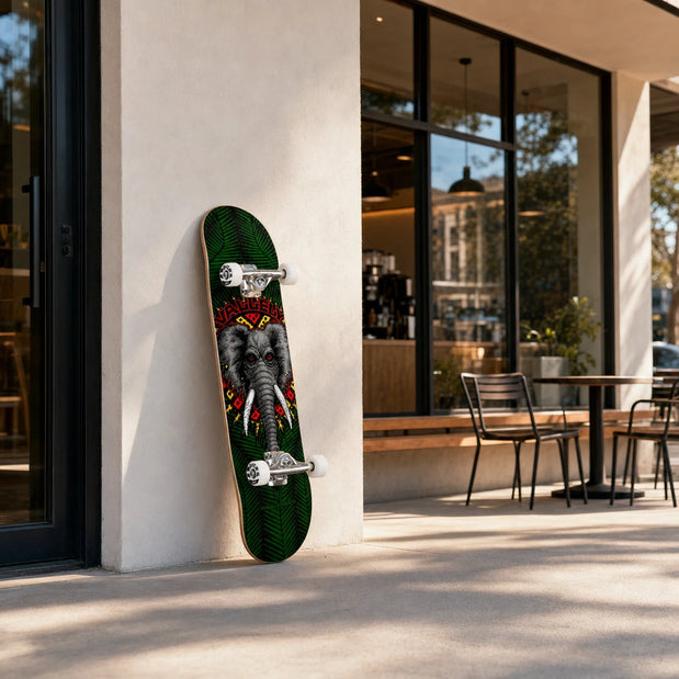 Powell Peralta Mike Vallely Elephant Green 7.5" Skateboard - Longboards USA