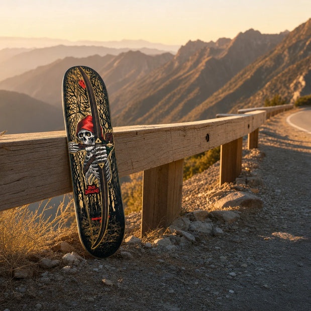 Powell Peralta Pro Zach Doelling Archer Gold Foil 8.30″ Skateboard Deck - Longboards USA