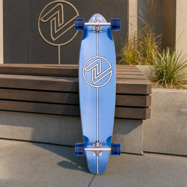 Z-Flex Metal Flake Roundtail 38" Kicktail Longboard - Longboards USA