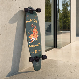 Z-Flex Cheetah Roundtail 39" Kicktail Longboard - Longboards USA