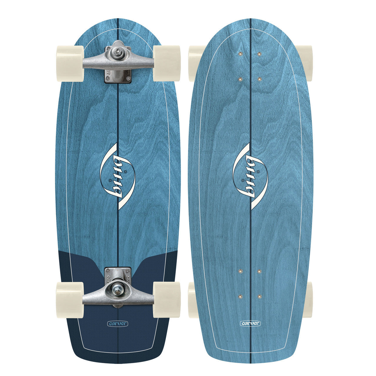 Carver x Bing Puck Surfskate 27" Cruiser with CX Raw (V5) Trucks