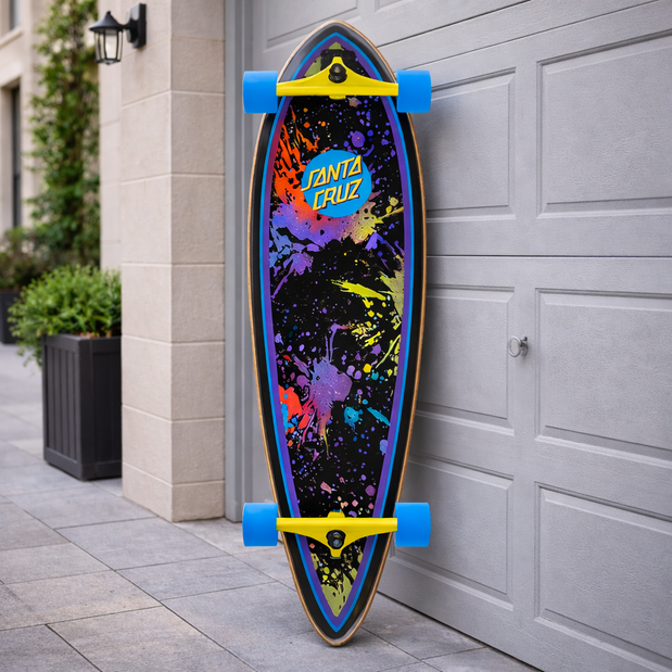 Santa Cruz Dot Splatter 33" Pintail Cruiser Longboard