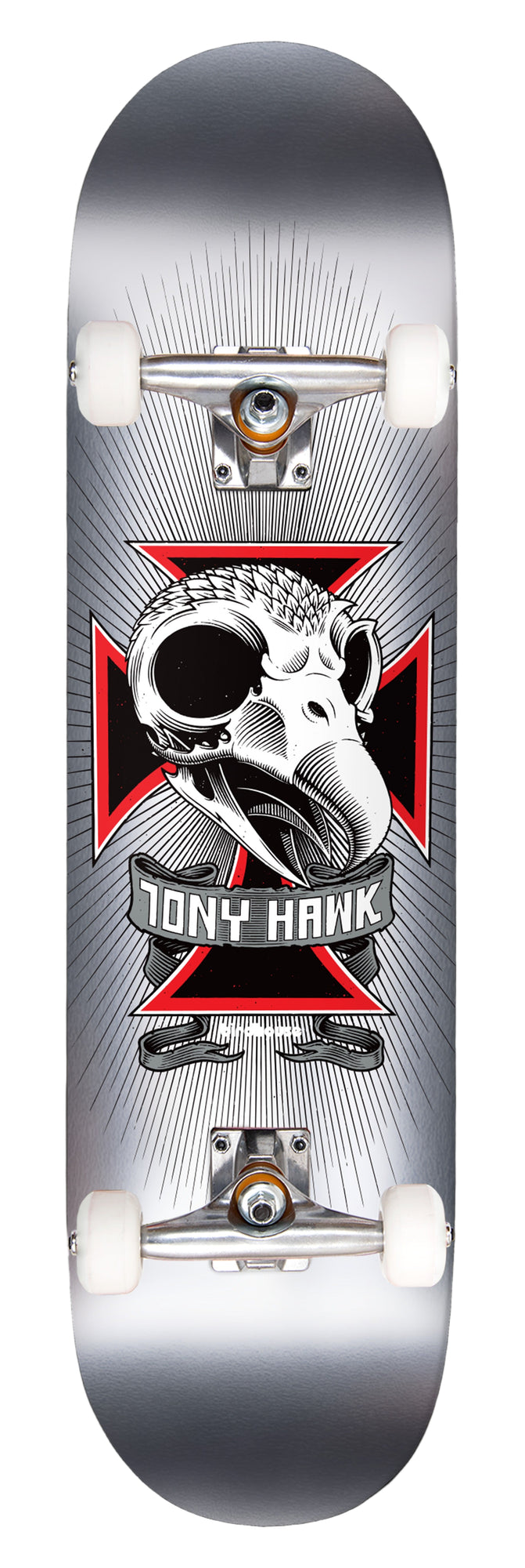 Birdhouse Tony Hawk Skull 2 Chrome Foil 7.75" Skateboard