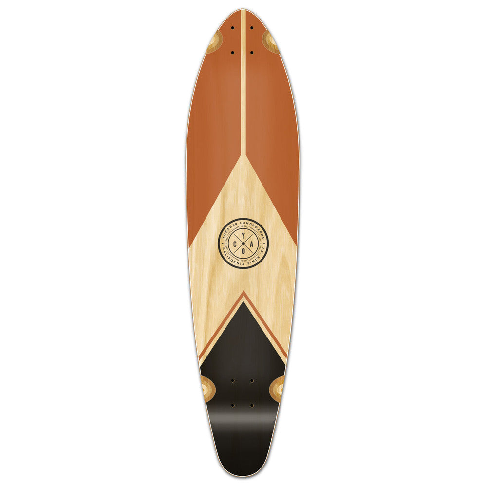 Yocaher Mountain Kicktail 40" Longboard Deck - Earth Series