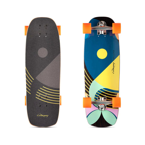 Loaded Ballona Willy Bright Blue/Yellow 27" Cruiser Longboard