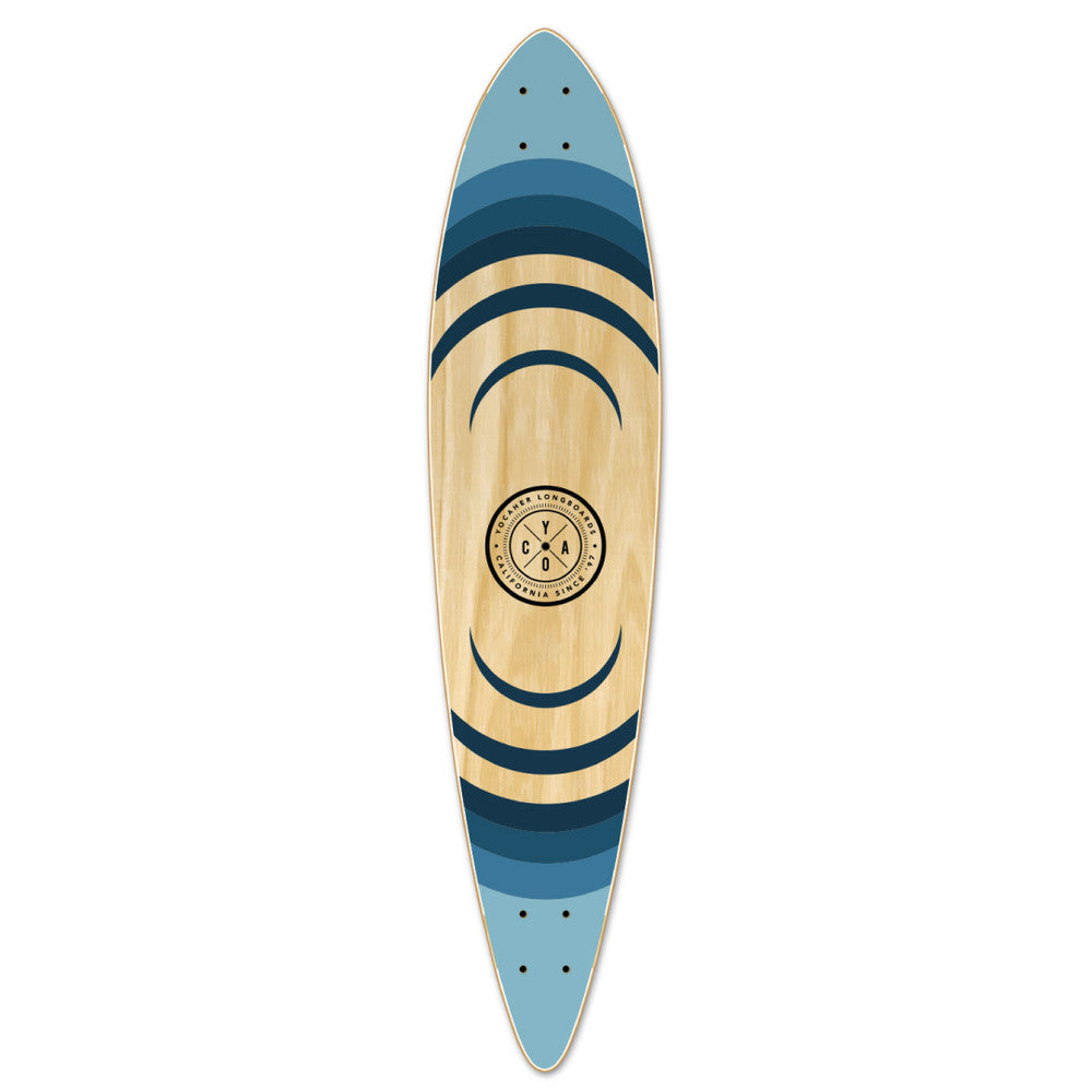 Yocaher Ripple 40" Pintail Longboard Deck - Earth Series