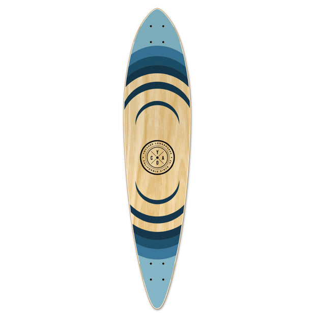 Yocaher Ripple 40" Pintail Longboard Deck - Earth Series