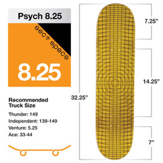 Habitat Lowrey Speed Test 8.25" Skateboard Deck