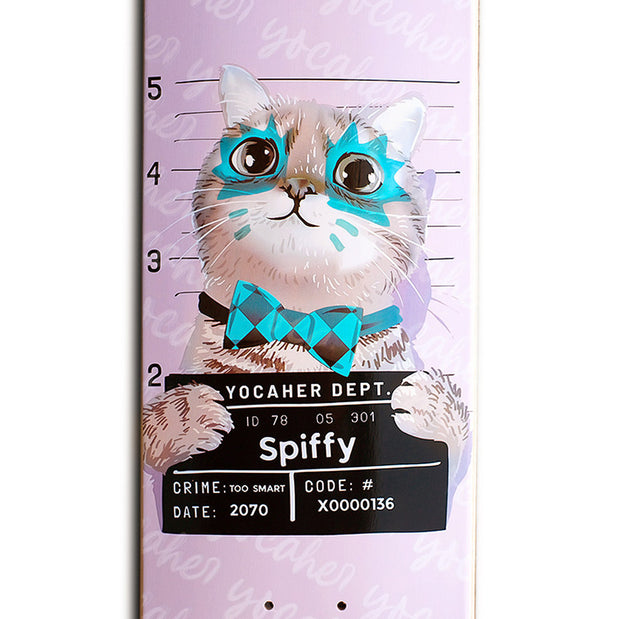 Yocaher Rockstar Kitty Cat  Graphic Skateboard Deck