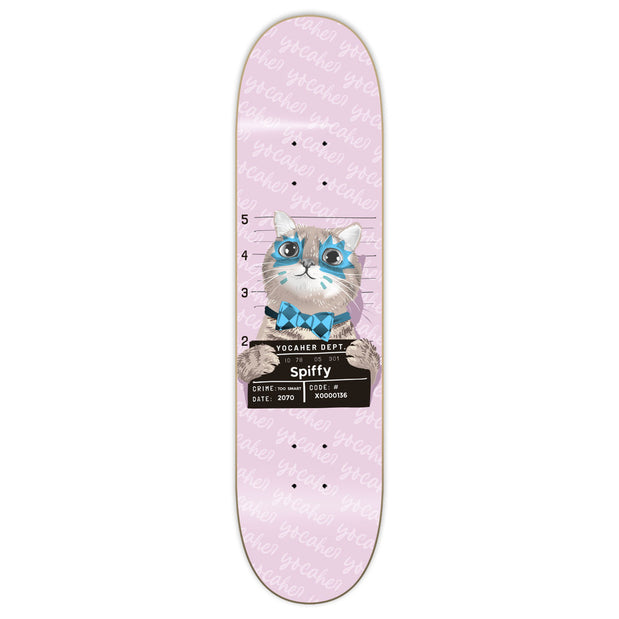 Yocaher Rockstar Kitty Cat  Graphic Skateboard Deck