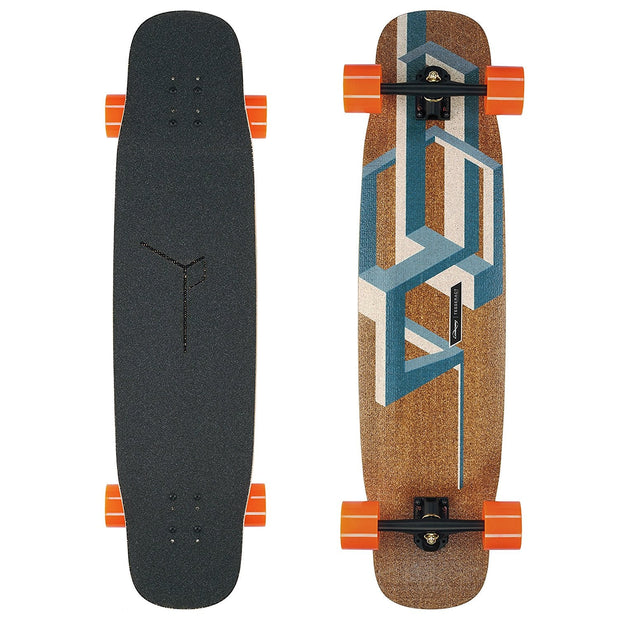 Loaded Basalt Tesseract Bamboo Dark Blue 39" Longboard