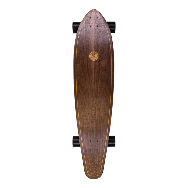 Z-Flex Ruins To Roses Roundtail 39" Kicktail Longboard..