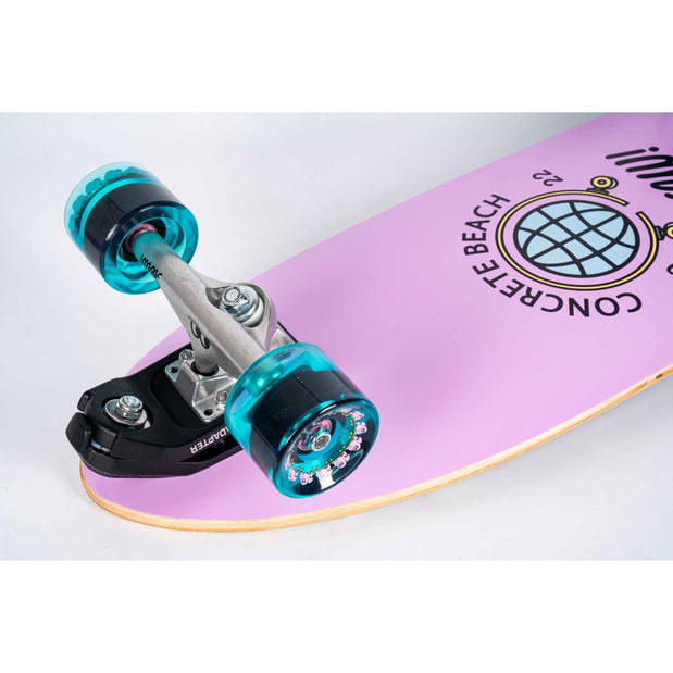 AKAW! Concrete Beach Pink 30" Surfskate Longboard - 2022 Launch Model - Longboards USA