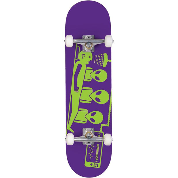 Alien Workshop Abduction 7.75" Purple/Green Skateboard - Longboards USA
