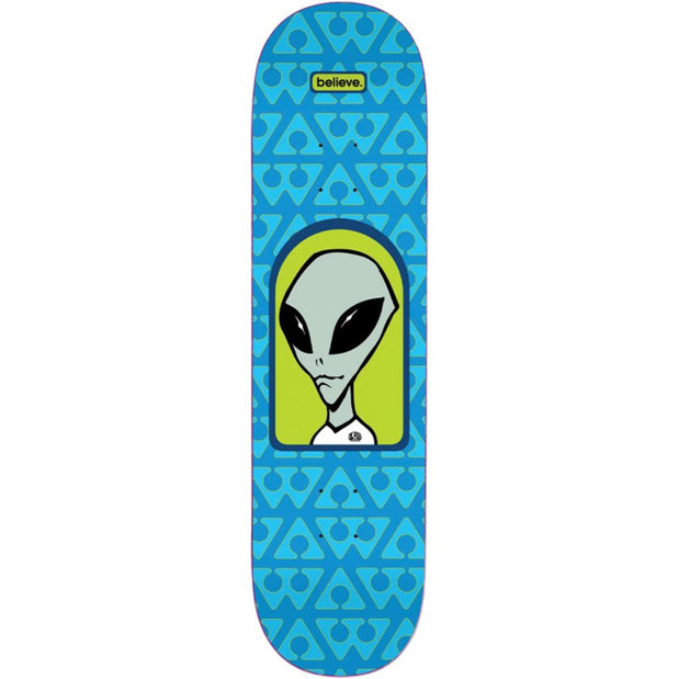 Alien Workshop Believe 8.12" Blue Skateboard Deck - Longboards USA