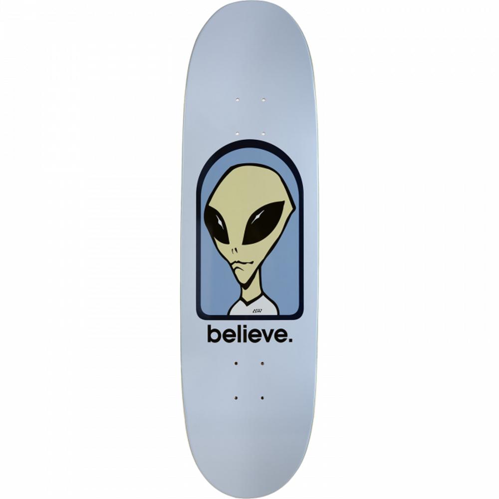 Alien Workshop Believe Egg Blue 8.75" Skateboard Deck - Longboards USA
