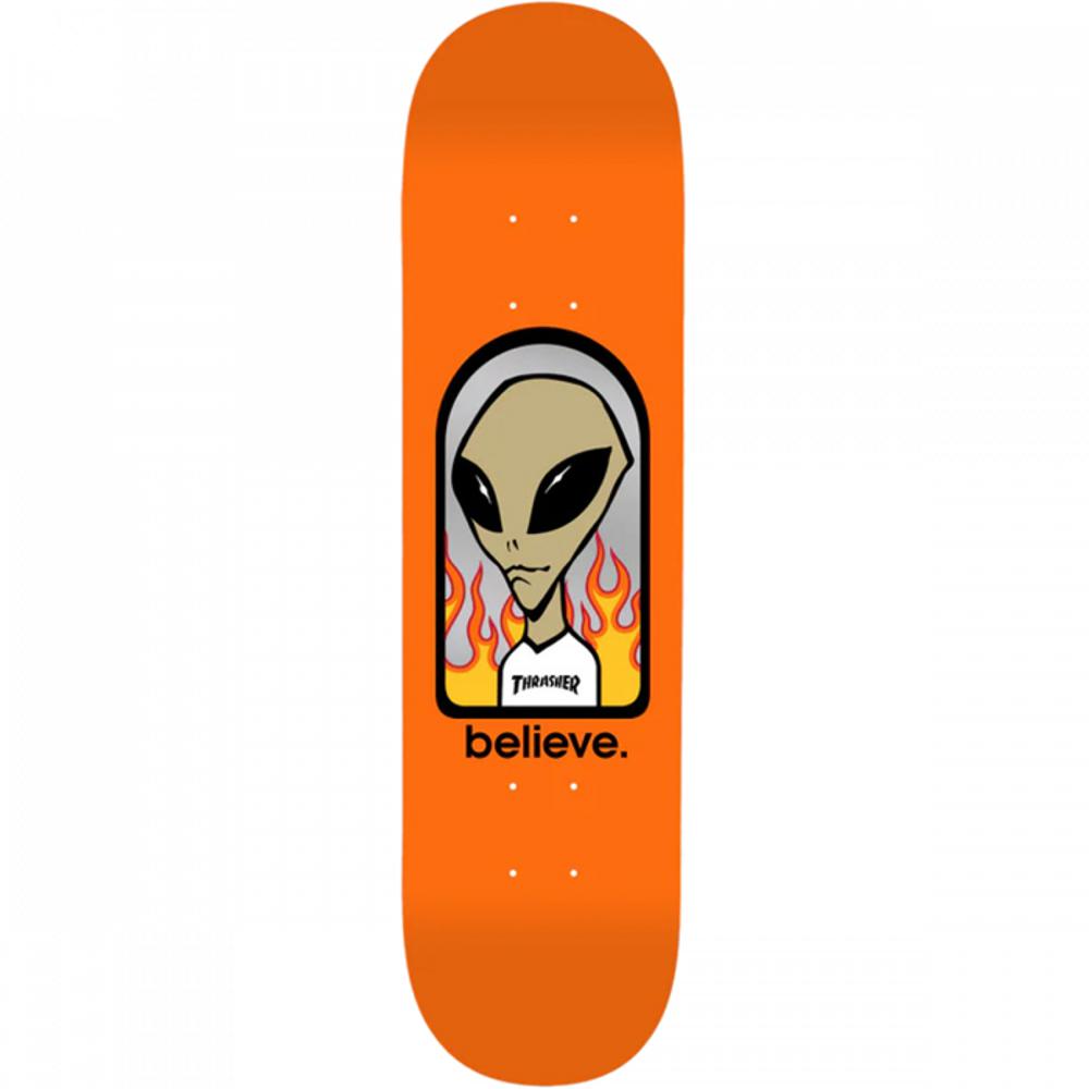 Alien Workshop Believe Thrasher 8.0" Skateboard Deck - Longboards USA