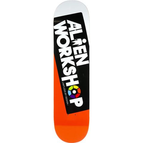 Alien Workshop Filmworks 8.0" Orange Skateboard Deck - Longboards USA