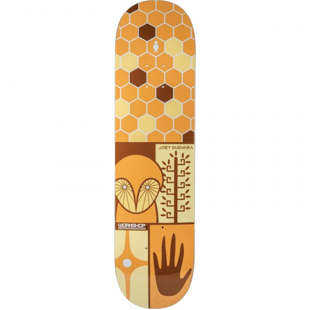 Alien Workshop Guevara Mojave Orange Owl 8.12" Skateboard Deck - Longboards USA