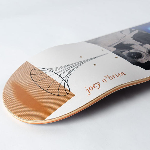Alien Workshop O'Brien Kinds 8.0" White Skateboard Deck - Longboards USA