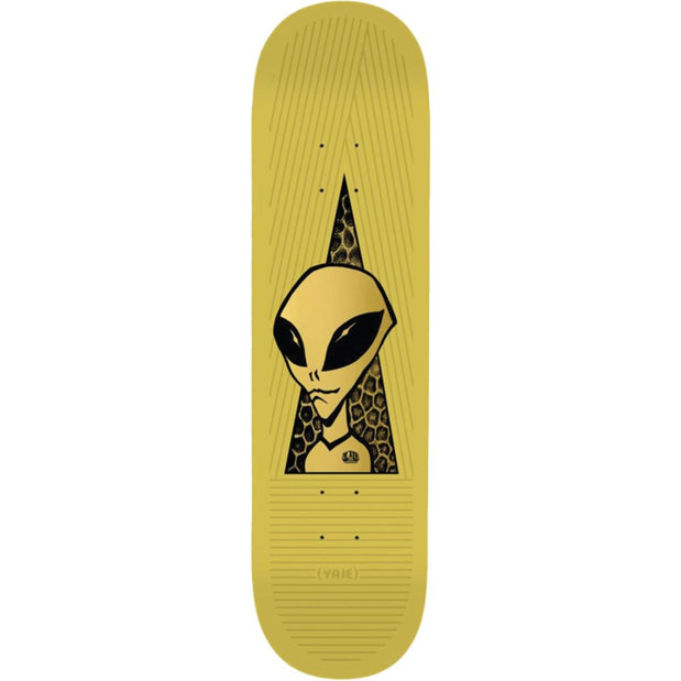 Alien Workshop Popson Visitor Gold 8.75" Yellow Skateboard Deck - Longboards USA
