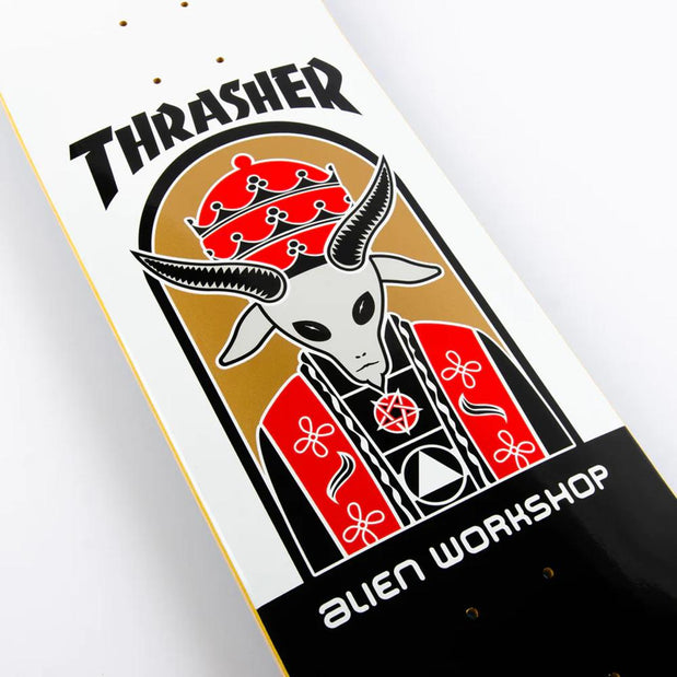 Alien Workshop Priest Thrasher 8.5" Skateboard Deck - Longboards USA