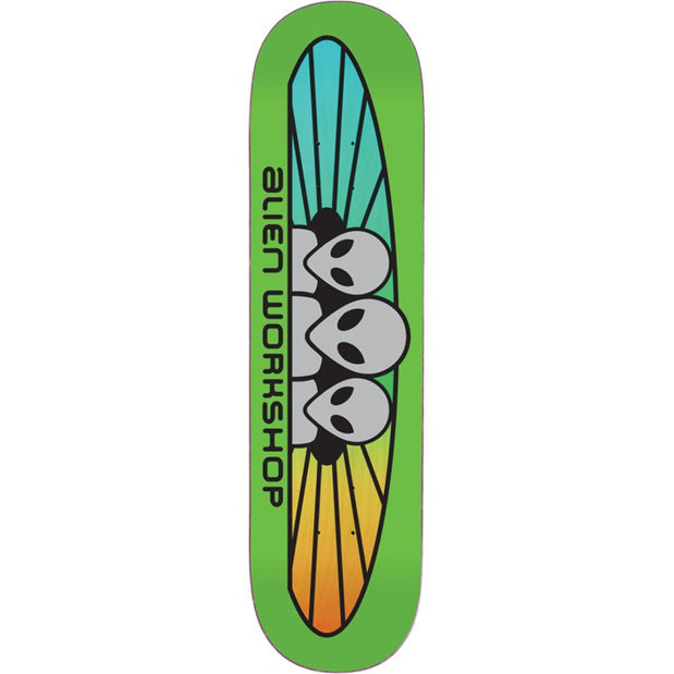 Alien Workshop Rgb Spectrum 7.75" Green Skateboard Deck - Longboards USA