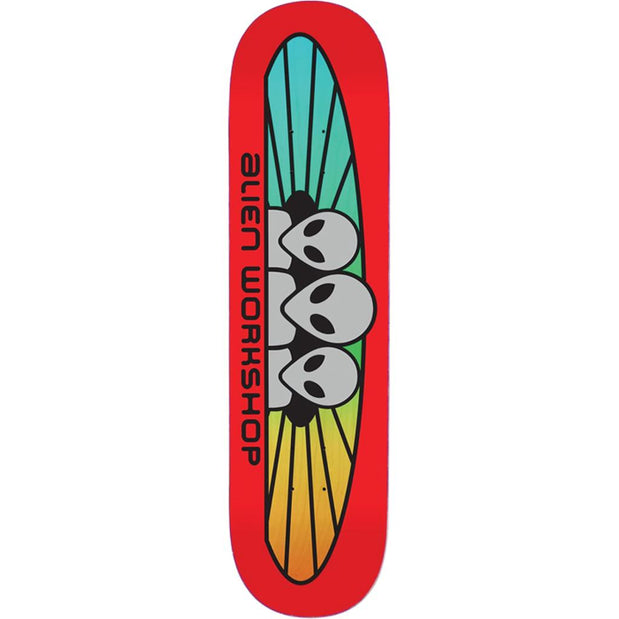 Alien Workshop Rgb Spectrum 8.5" Red Skateboard Deck - Longboards USA