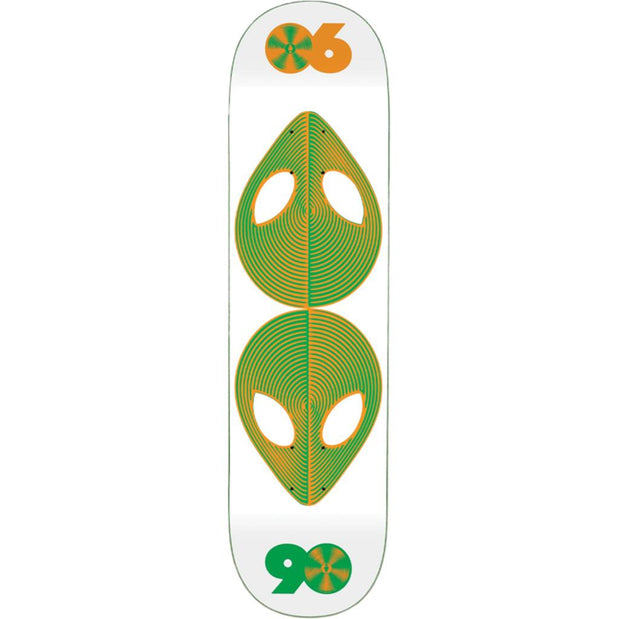 Alien Workshop Scanner 8.37" White Skateboard Deck - Longboards USA