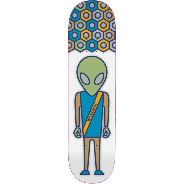 Alien Workshop Soldier Regalia 8.25" White Skateboard Deck - Longboards USA