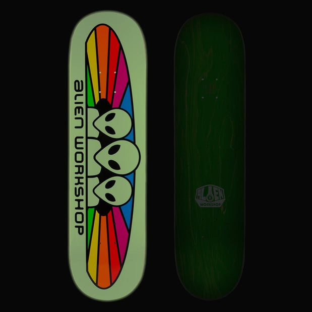 Alien Workshop Spectrum Glow in the Dark 7.75" Skateboard Deck - Longboards USA