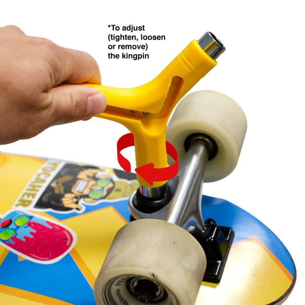 All-In-One Skate Tool Y-shape for Longboards or Skateboards - Longboards USA