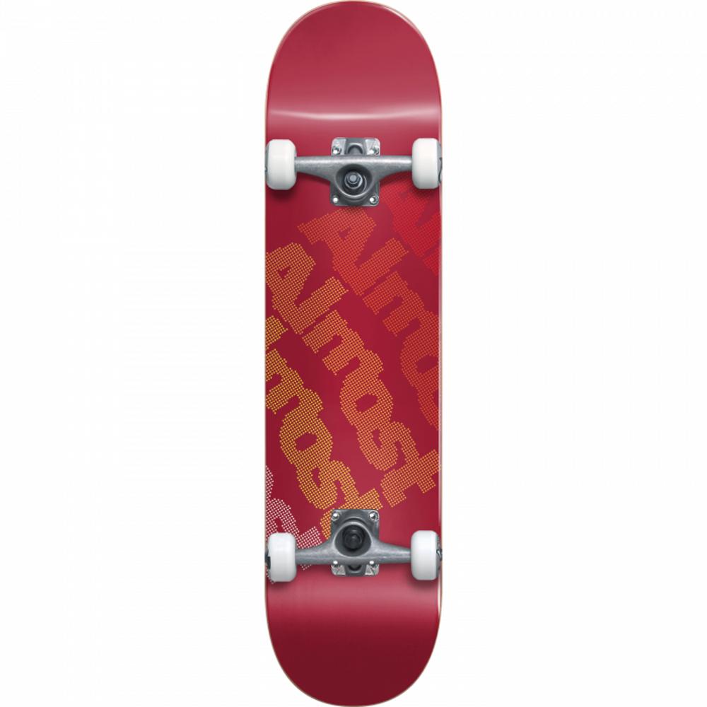 Almost Light Bright First Push Red 7.75" Skateboard Complete - Longboards USA