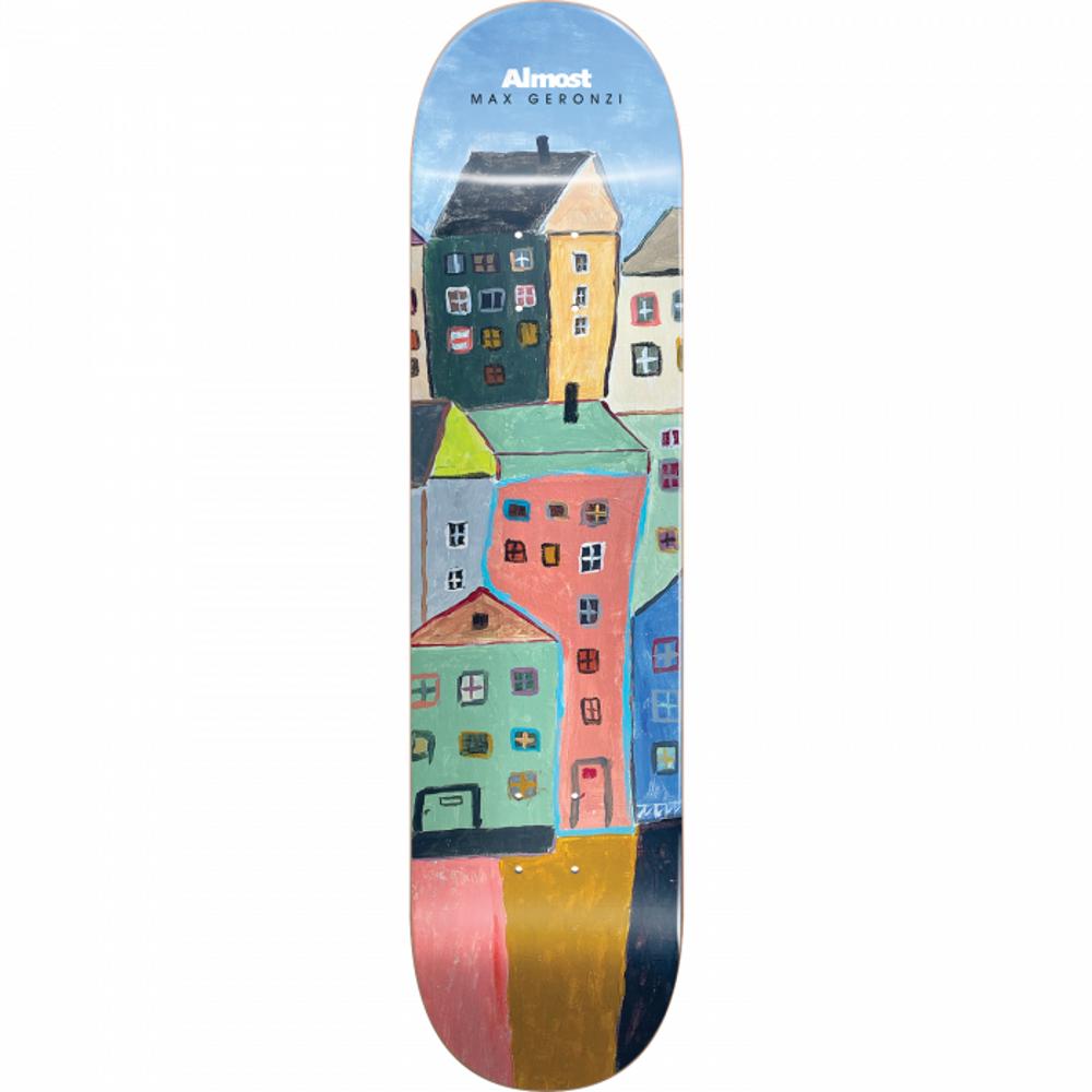 maxi cosi skateboard Almost Max Geronzi Places Right Resin - 7.8in Skateboard Deck - Street &  Park Skateboarding - Resin-7 Hard Rock Maple Construction