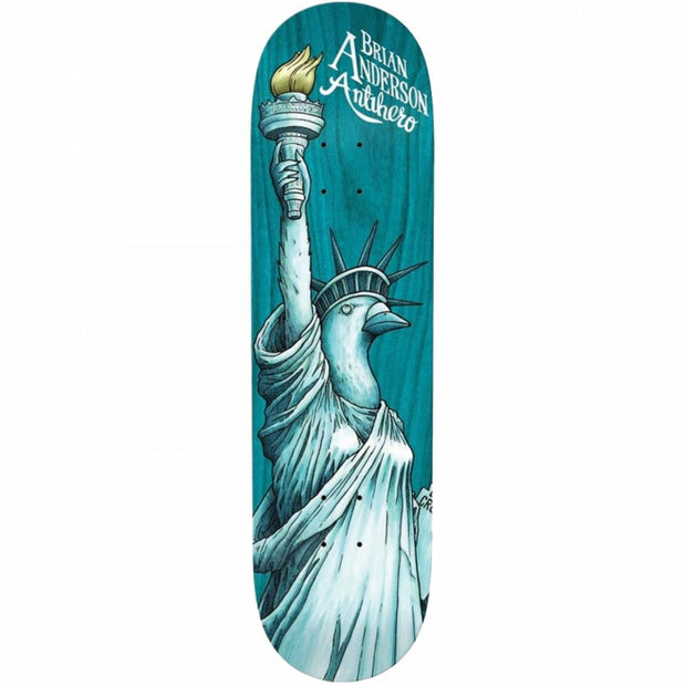 Antihero Anderson Libirtdy 9.0" Skateboard Deck - Longboards USA