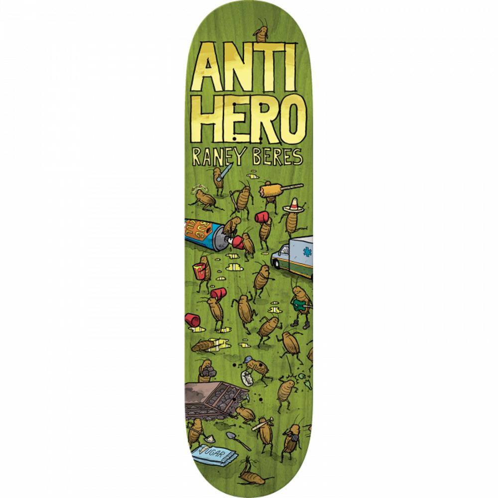 Antihero Beres Roached Out 8.25" Skateboard Deck - Longboards USA