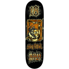 Antihero Cardiel Medieval 8.62" Black Skateboard Deck - Longboards USA