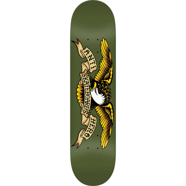 Antihero Classic Eagle 8.38" Green Skateboard Deck - Longboards USA