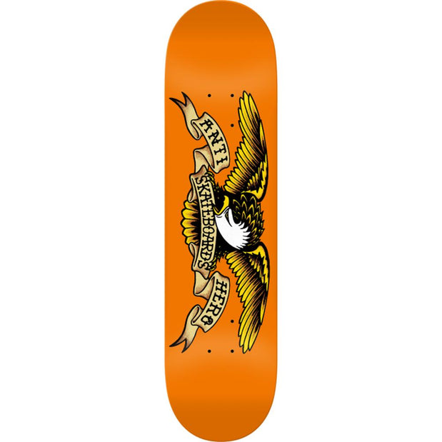 Antihero Classic Eagle 9.0" Orange Skateboard Deck - Longboards USA
