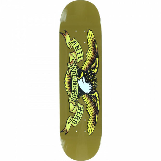 Antihero Classic Eagle Brown 8.06" Skateboard Deck - Longboards USA