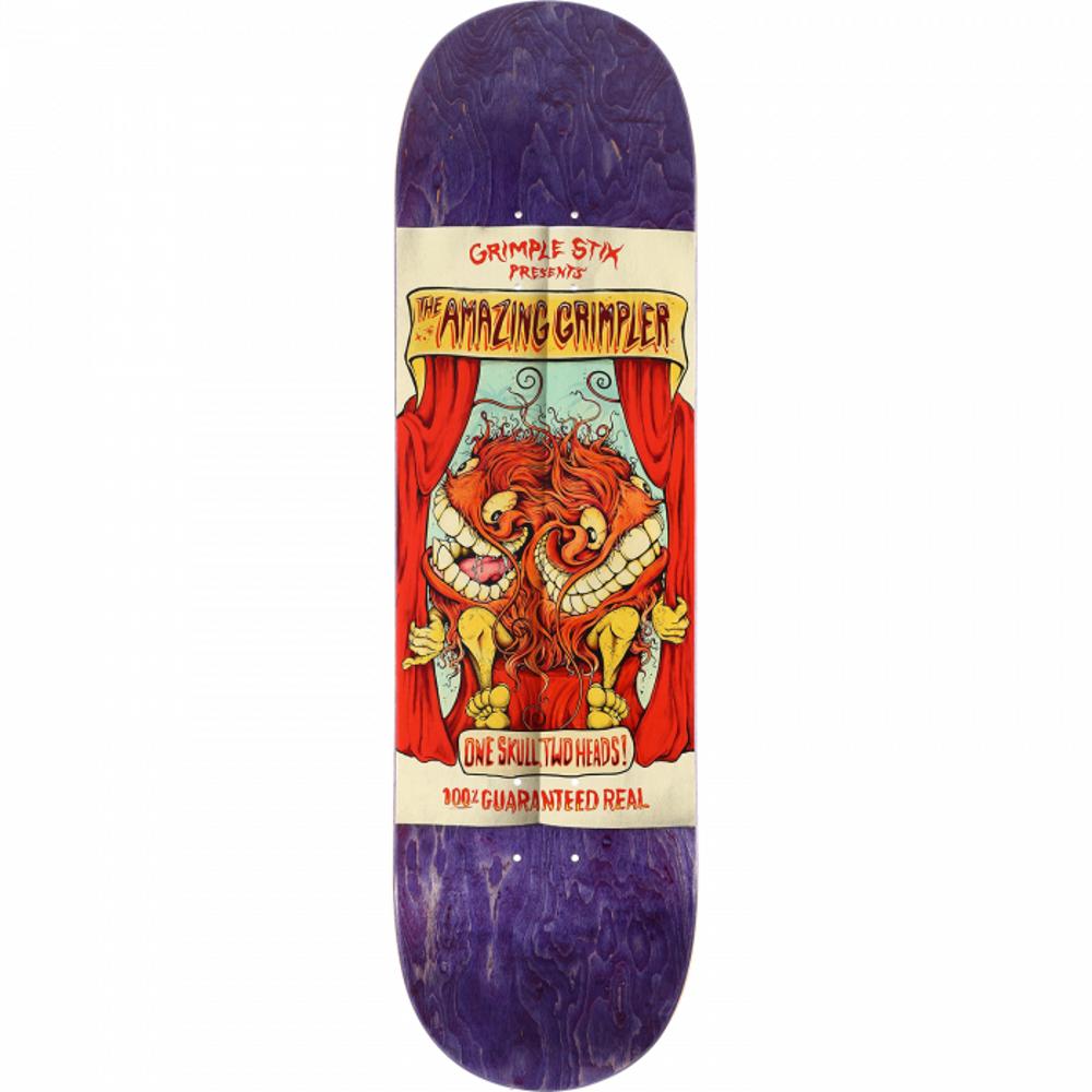 Antihero Gerwer Grimple Sideshow 8.25" Skateboard Deck - Longboards USA