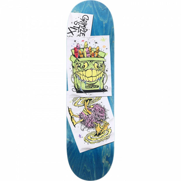Antihero Gerwer Grimple Stix Coloring Book 8.38" Skateboard Deck - Longboards USA