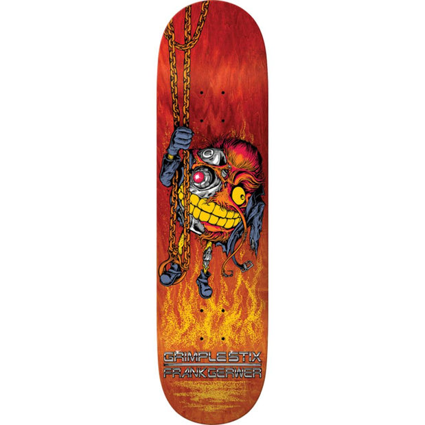 Antihero Gerwer Grimplestix Grimplenator DBX 8.25" Red Skateboard Deck - Longboards USA